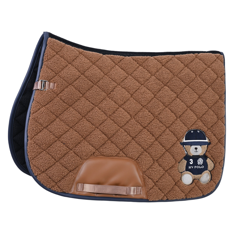 HV Polo Teddy GP Saddlepad Full - Camel