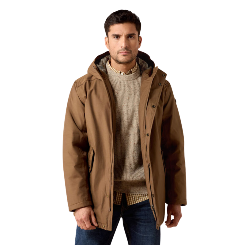 Ariat Men's Barrowmere Waterproof Insulated Parka - Malt