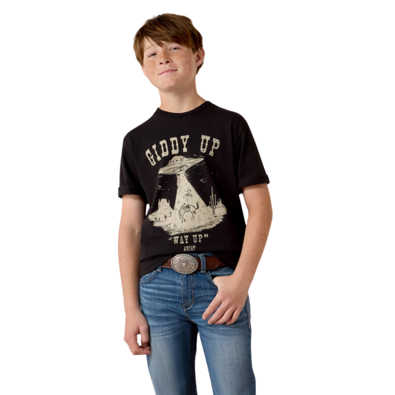 Ariat Youth Cowboy Way Up T-Shirt - Black