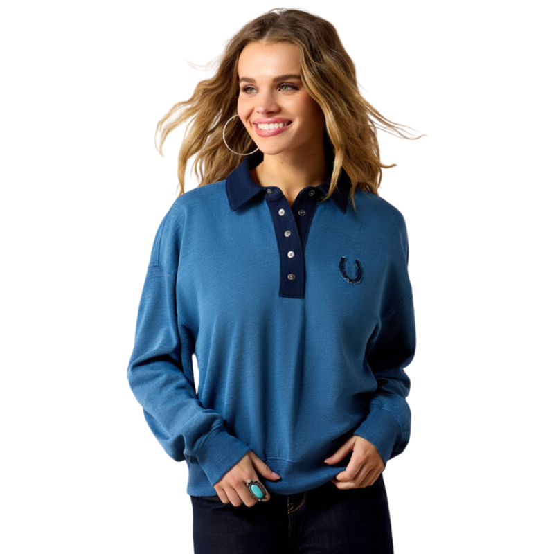 Ariat Women's Hold Your Horses Sweatshirt - Indigo