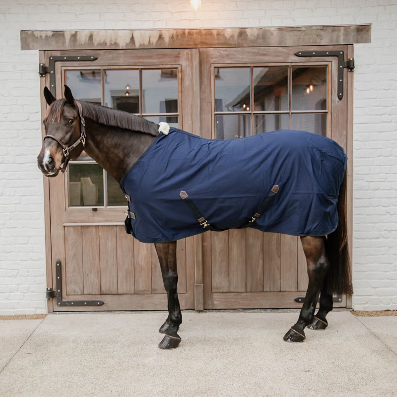 Kentucky Cotton Sheet - Navy