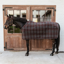 Kentucky Heavy Check Fleece Rug - Brown