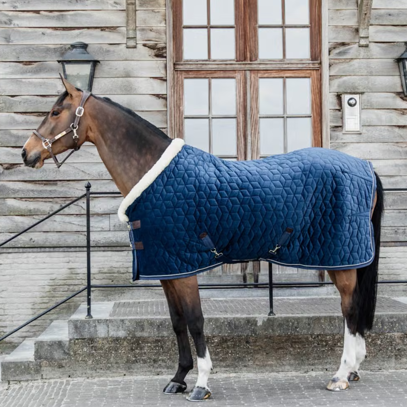 Kentucky Velvet Show Rug - Navy