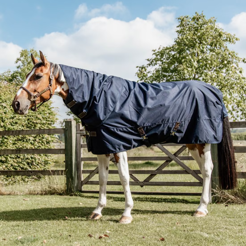 Kentucky Quick Dry Fleece Lined All Weather 0g Turnout Rug - Navy