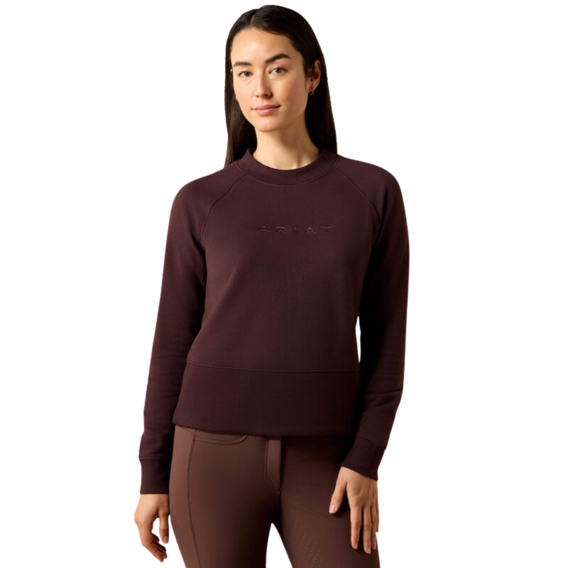 Ariat Women's Martine Sweatshirt - Chocolate Plum