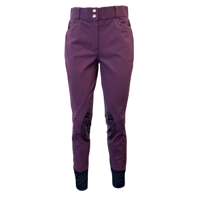 Just Togs Crystal Breeches - Plum