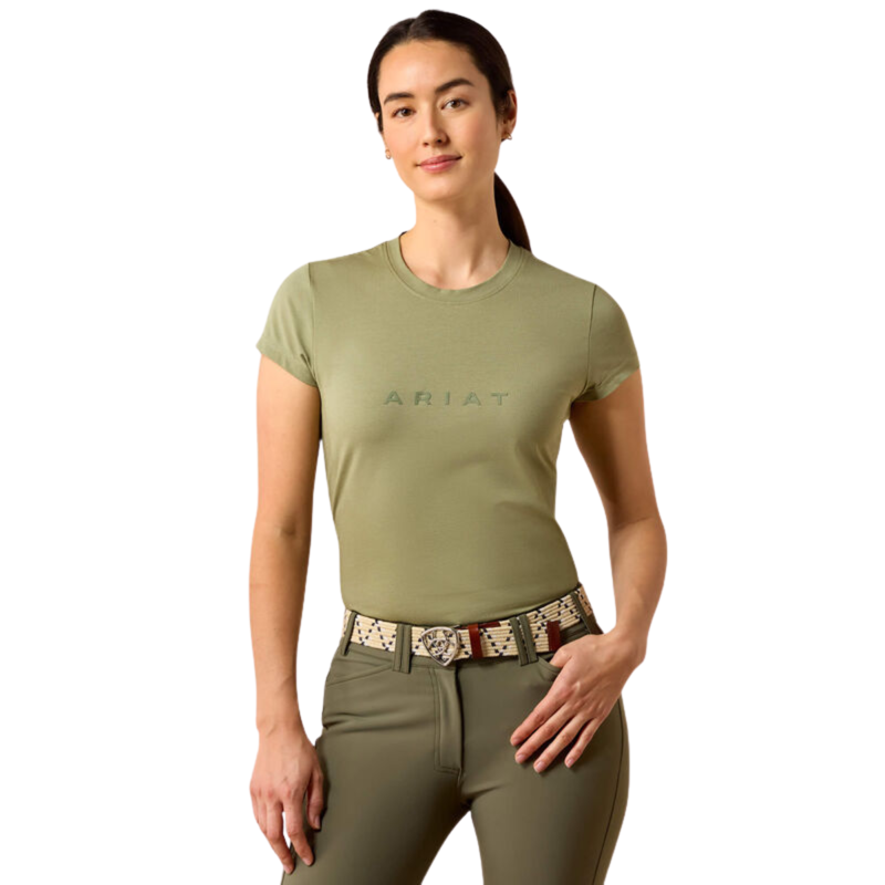 Ariat Women's The Logo T-Shirt - Oil Green