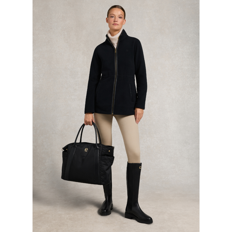 Holland Cooper Country Longline Fleece - Black-2