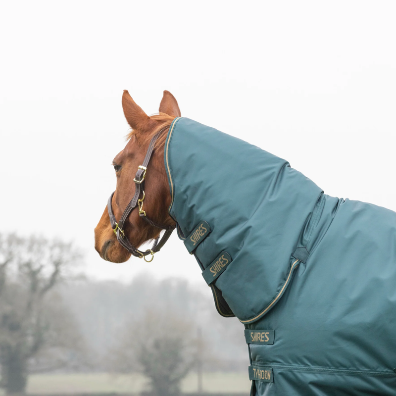 Shires Typhoon 200 Combo Turnout Rug - Green-1