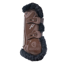 Kentucky Vegan Sheepskin Tendon Boots Bamboo Shield - Brown/Black