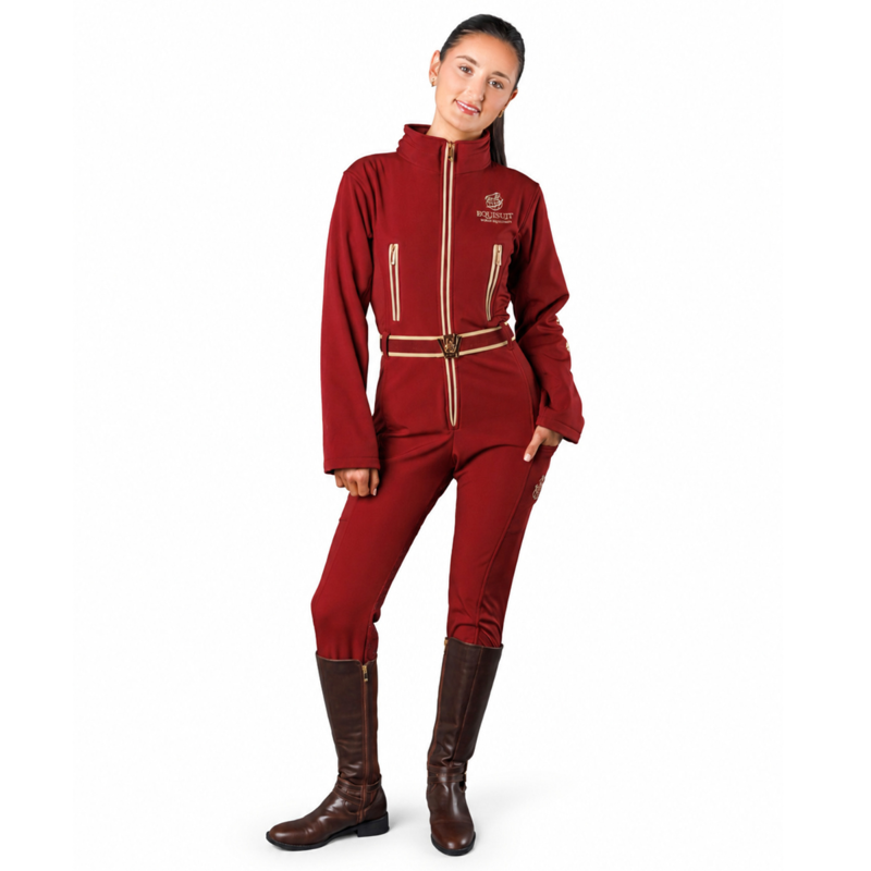 EQUISUIT Maple Blaze Classic Edition Equestrian Suit - Burgundy