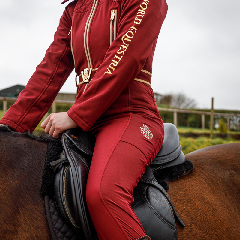 EQUISUIT Maple Blaze Classic Edition Equestrian Suit - Burgundy-5