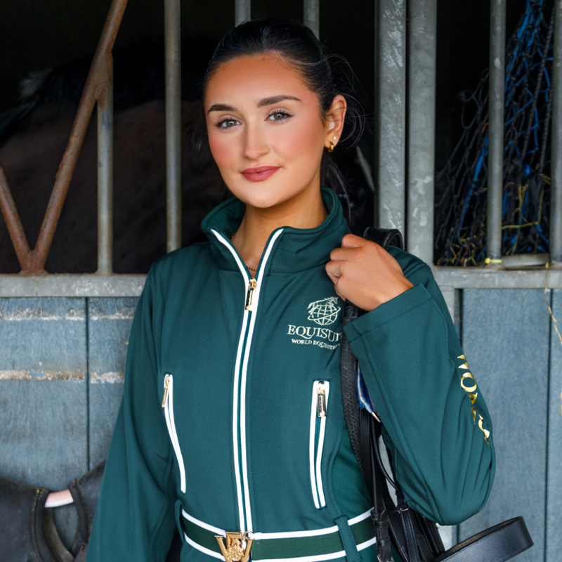 EQUISUIT Hunter's Grove Classic Edition Equestrian Suit - Forest Green-6