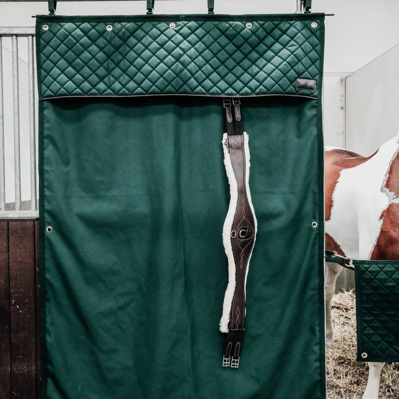 Kentucky Waterproof Stable Curtain - Dark Green