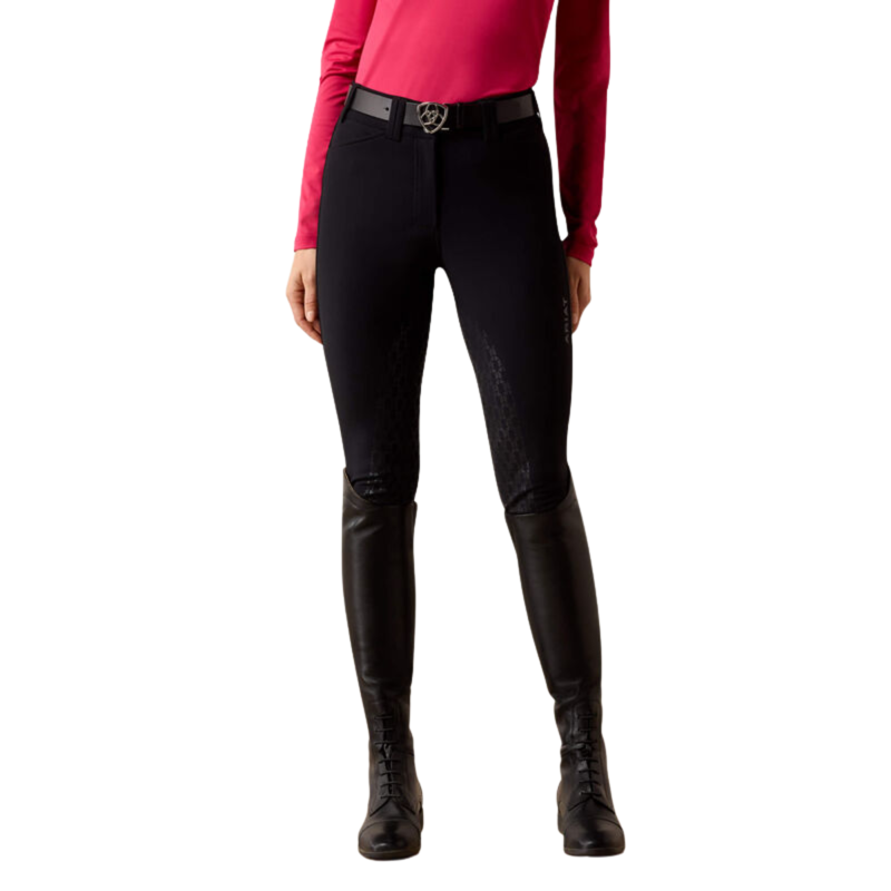 Ariat Women's Tri Factor Vivacity Heat Half Grip Breeches - Black-2
