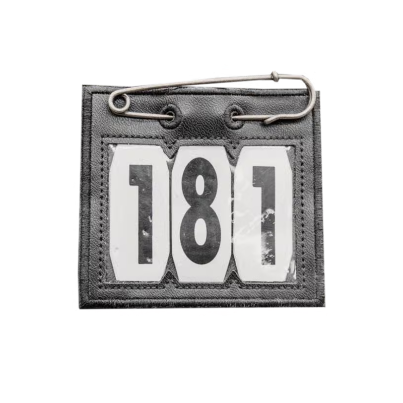 Kentucky Saddlepad Number Holder - Black