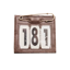 Kentucky Saddlepad Number Holder - Brown