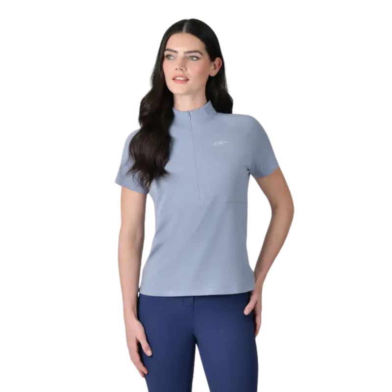 WeatherBeeta Bamboo Short Sleeve Performance Base Layer - Blue Stone