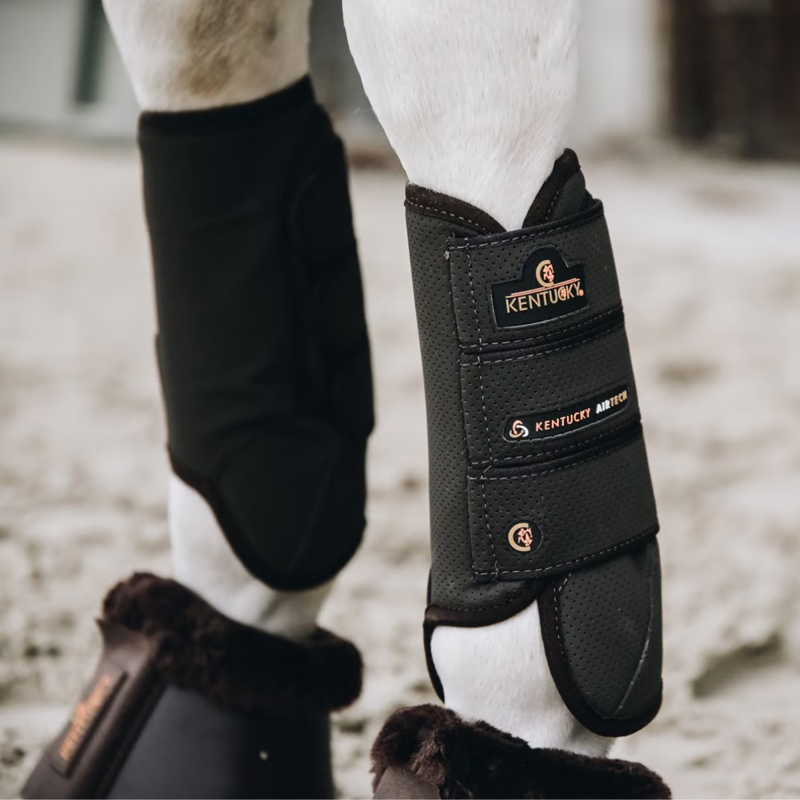 Kentucky Air Tech Front Eventing Boots - Black
