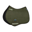 WeatherBeeta Suede Elite Air-Tec Jump Shaped Saddlepad - Olive