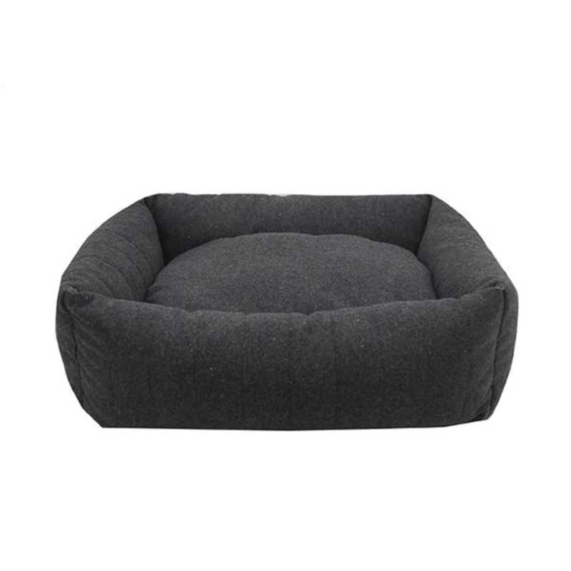 Rosewood Grey Felt Memory Foam Bed