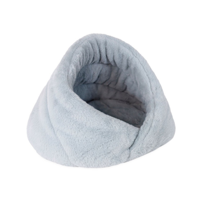 Rosewood Hideaway Wrap Fur Bed - Blue