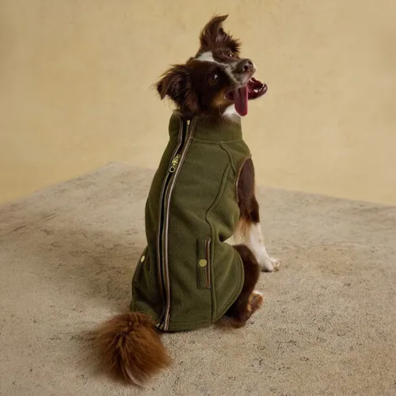 Joules Fairbourne Dog Fleece - Khaki-1