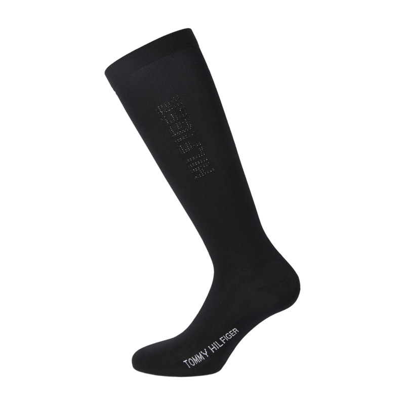 Tommy Hilfiger Keddie Women's Rhinestone Socks - Black
