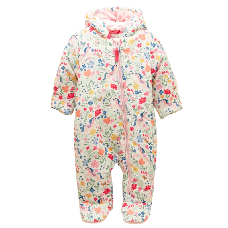 Joules Girls' Pramsuit - Cream