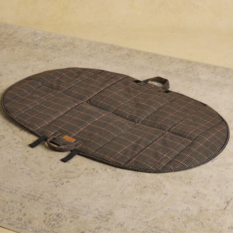 Joules Henson Check Travel Mat-1
