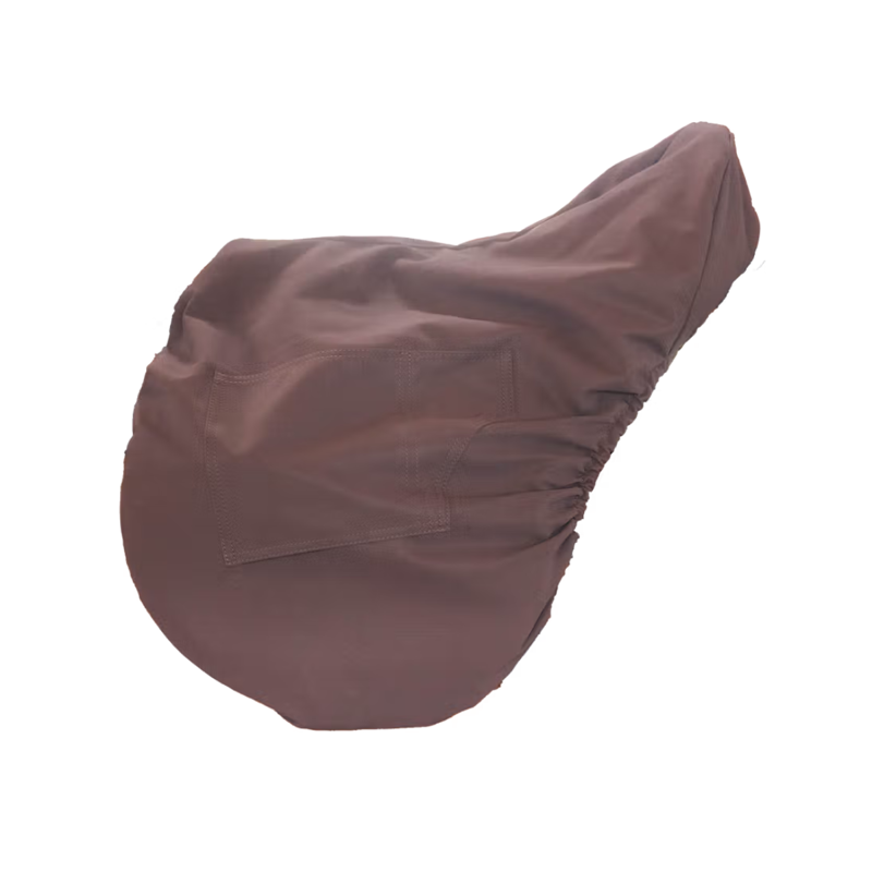 Kentucky Show Jumping Saddle Cover with Logo Plate - Brown