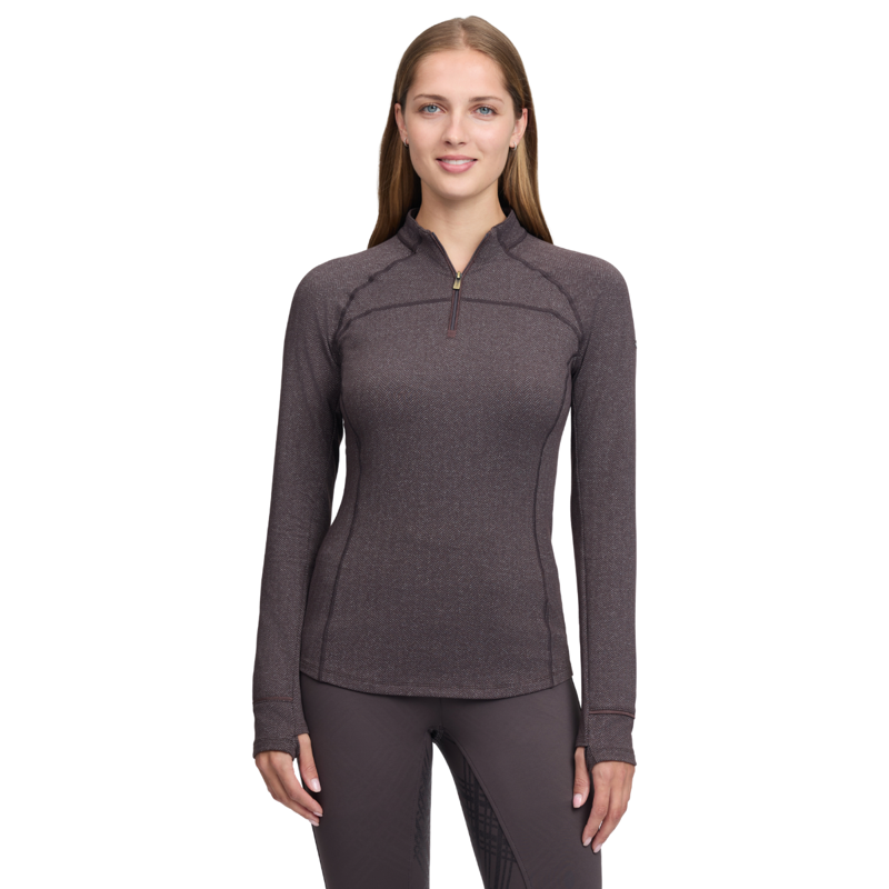 LeMieux Heritage Herringbone Base Layer - Cocoa
