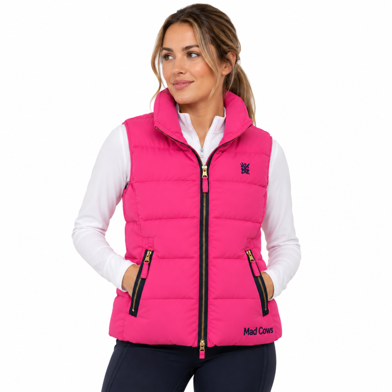 Mad Cows Ladies Gilet - Candyfloss