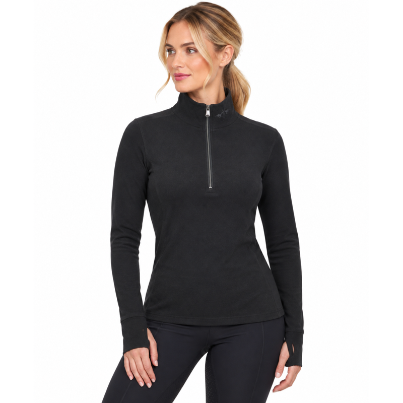 HV Polo Ladies Veronique Tech Top - Black