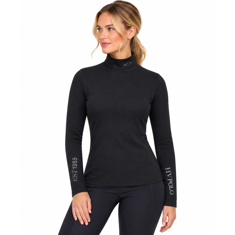 HV Polo Ladies Viva Tech Top - Black