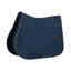 Kentucky Velvet Fishbone Plaited Glitter Rope Jumping Saddlepad Full - Navy