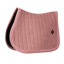 Kentucky Velvet Fishbone Plaited Glitter Rope Jumping Saddlepad Full - Old Rose