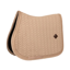 Kentucky Velvet Fishbone Plaited Glitter Rope Jumping Saddlepad Full - Beige