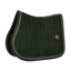 Kentucky Velvet Fishbone Plaited Glitter Rope Jumping Saddlepad Full - Dark Green