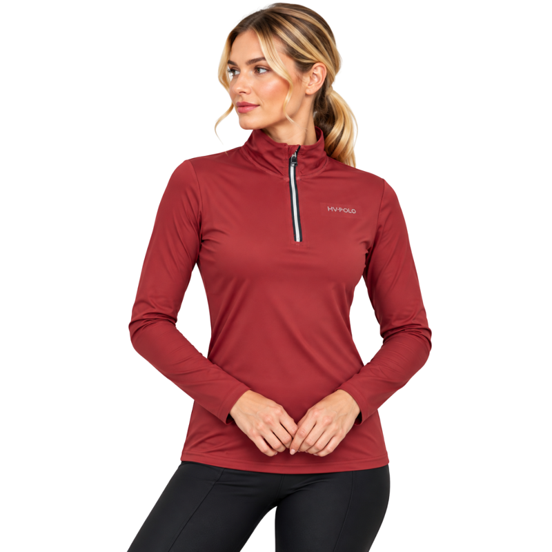 HV Polo Ladies Lumi Top - Deep Red