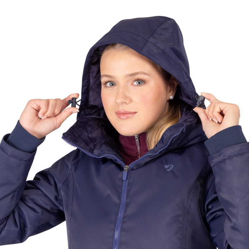 Aubrion Eltar Mid Length Waterproof Coat - Navy-2