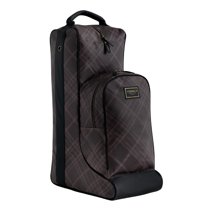 LeMieux Heritage Boot and Hat Bag - Cocoa-1