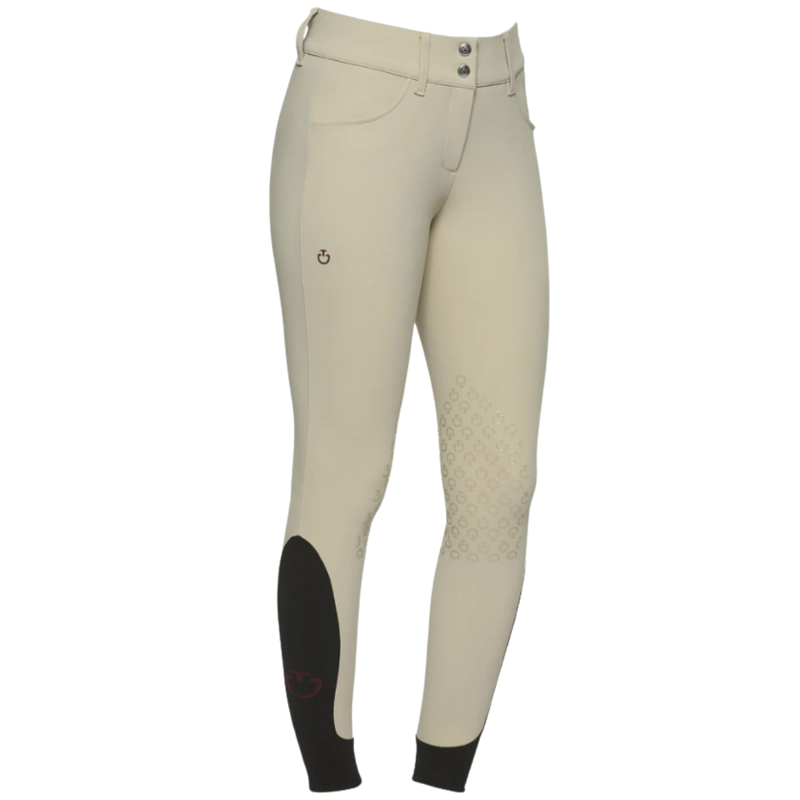 Cavalleria Toscana Women's American Full Grip Breeches - Beige-1