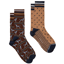 Joules Men's Kingsbury 2 Pack Socks - Brown Dog