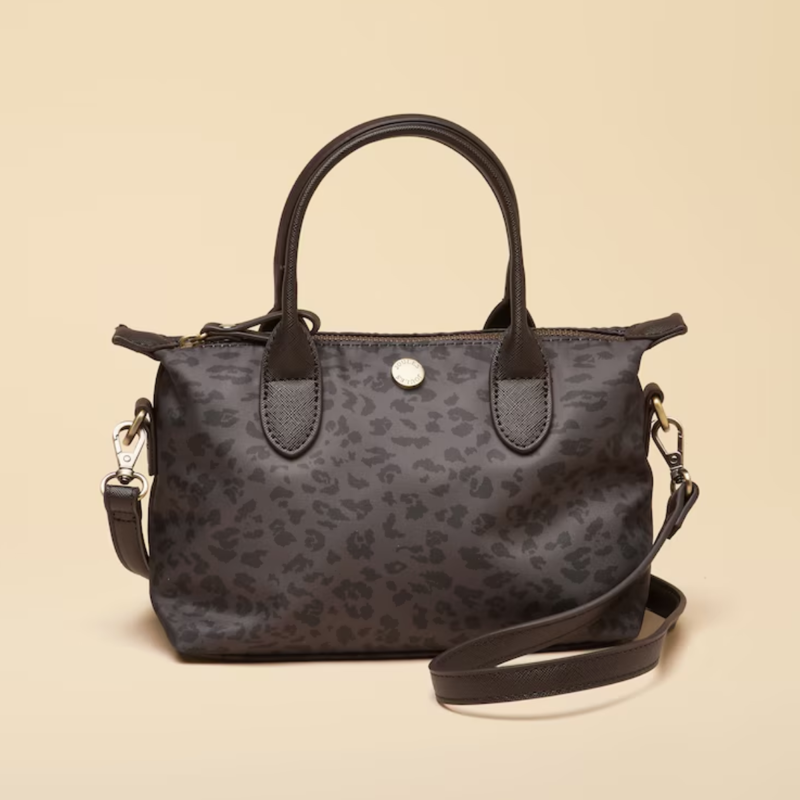 Joules Edie Crossbody Bag - Chocolate Leopard