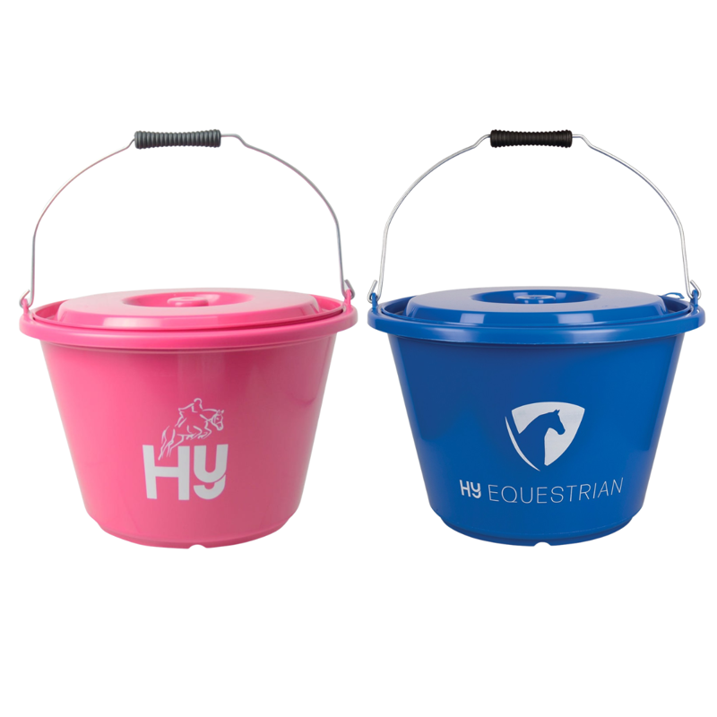 Hy Equestrian Bucket with Lid - 18L