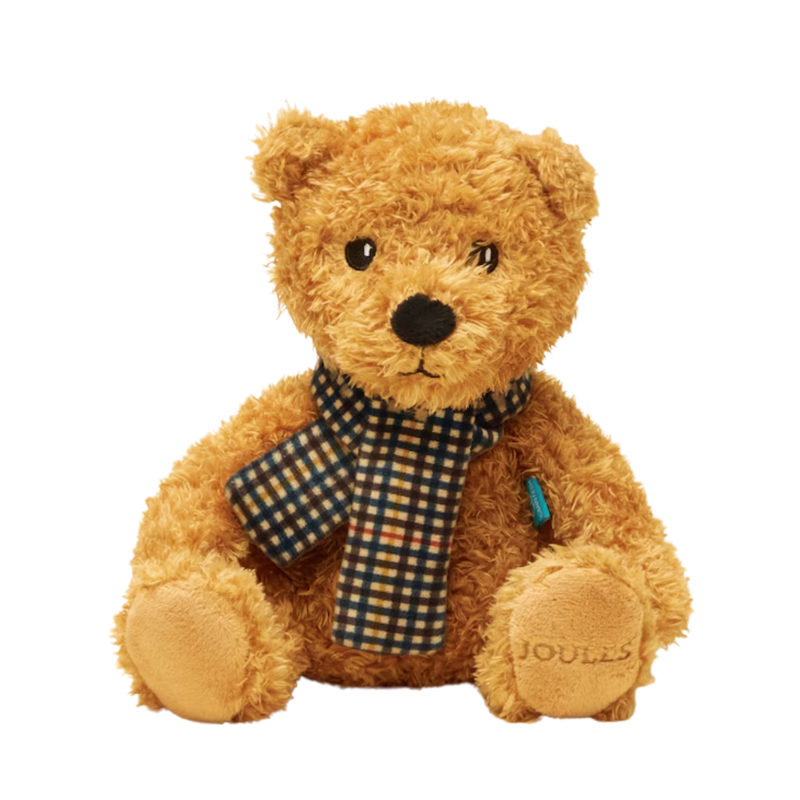 Joules Traditional Bear with Henson Check Scarf