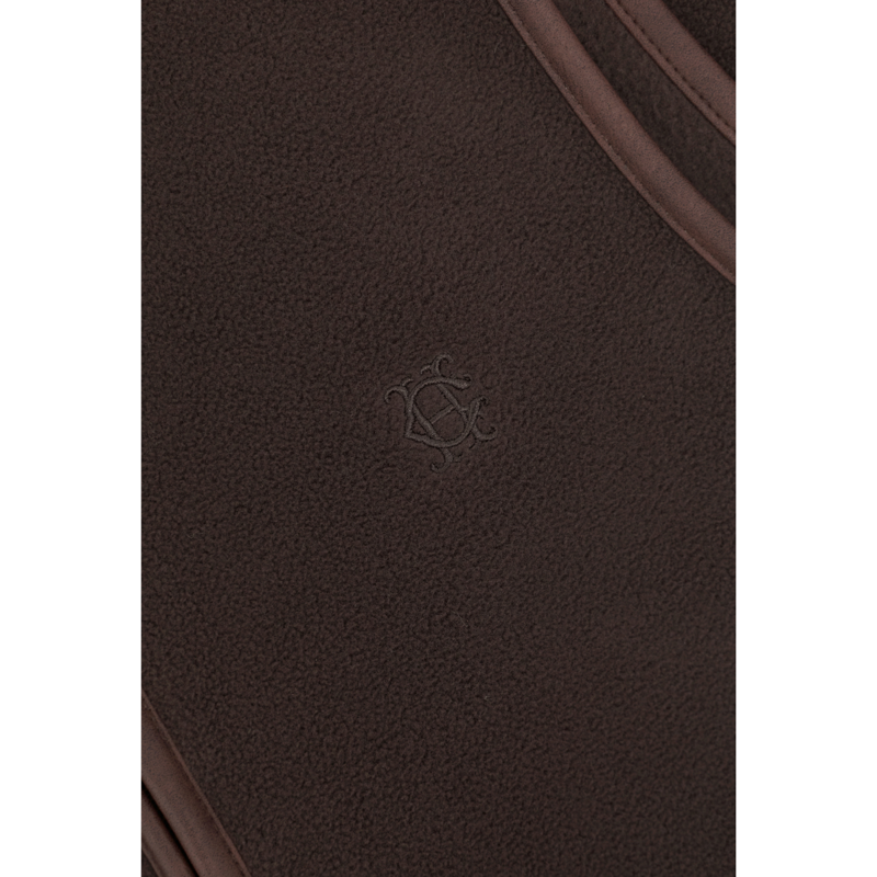 Holland Cooper Country Longline Fleece Gilet - Chocolate-6