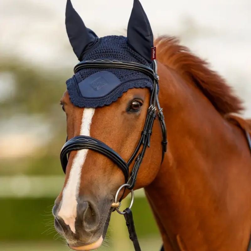 LeMieux Elite Fly Hood - Navy-1
