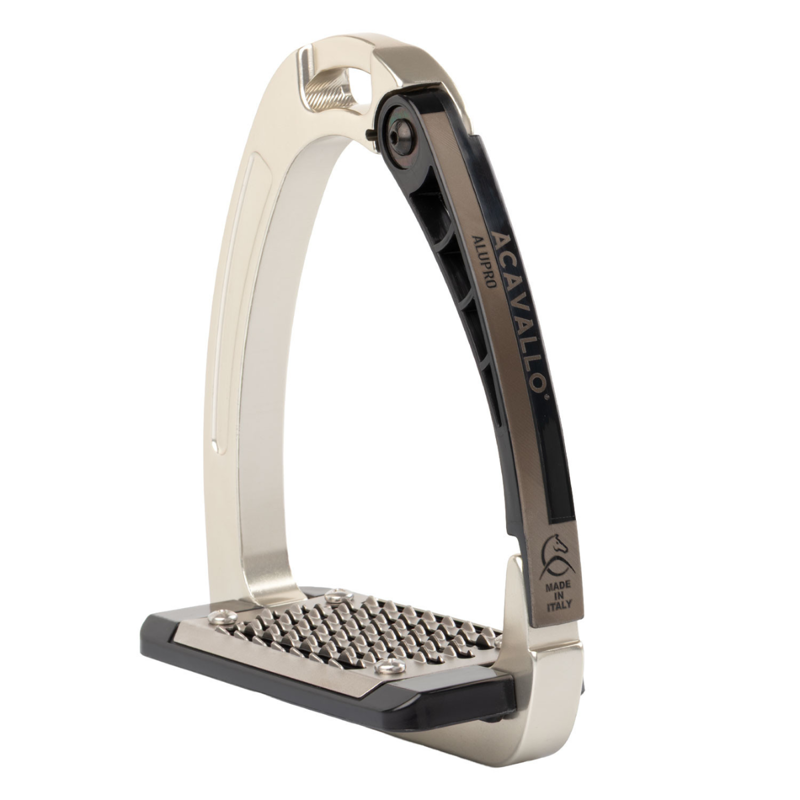 Acavallo Arena Alupro stirrups - Solar Titanium